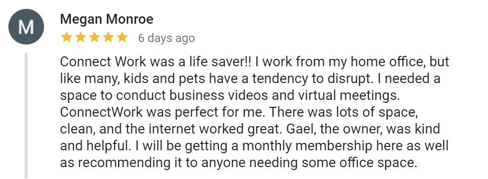 testimonial from a happy day pass user